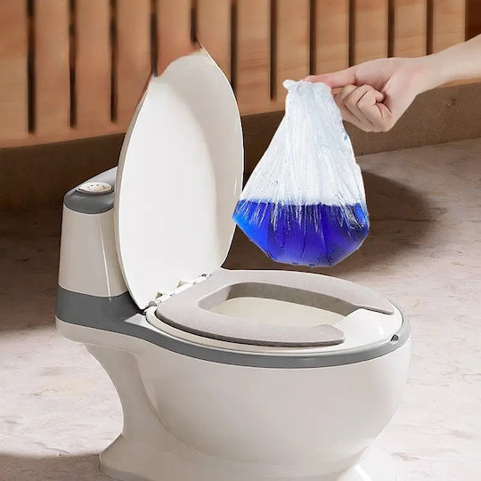 Little Mom Potty Bowl with Lid Green