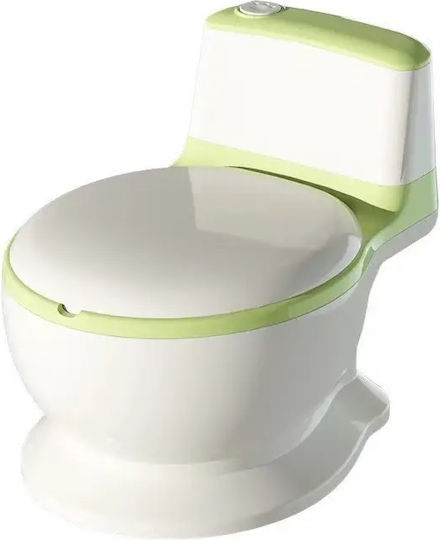 Little Mom Potty Bowl with Lid Green