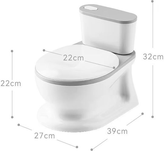 Little Mom Potty Vas cu Sunete & Capac Roz