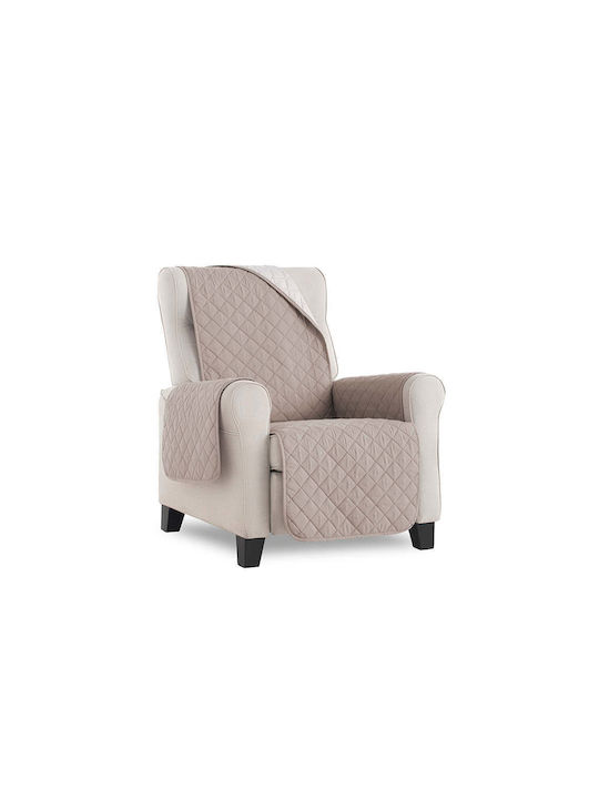 Sofazip Husă Elastică Canapea cu trei locuri Cappuccino - Ivory 160εκ. 1buc SZMATCAIV