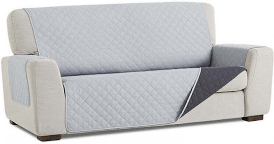 Sofazip Ελαστικό Κάλυμμα Πολυθρόνας Dark Grey - Light Grey 55εκ.