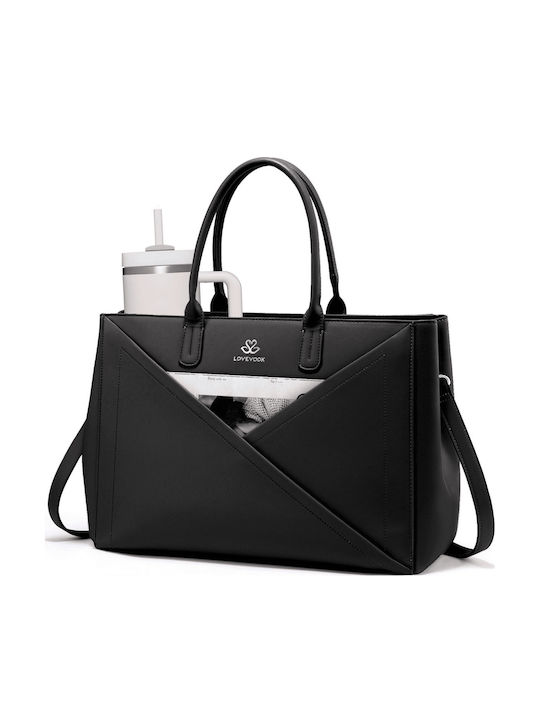 Σετ Γυναικεία Τσάντα Shopper Μαύρη