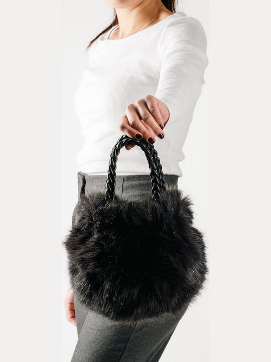 Fur Women's Handbag Grey