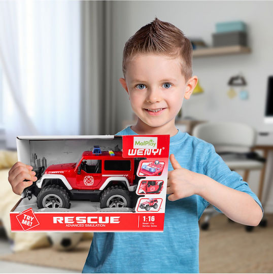MalPlay Auto 1:16 Feuerwehrauto für 3+ Jahre