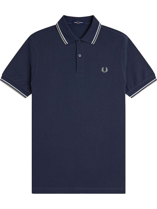 Twin Polo Μπλούζα Κοντομάνικη Μπλε