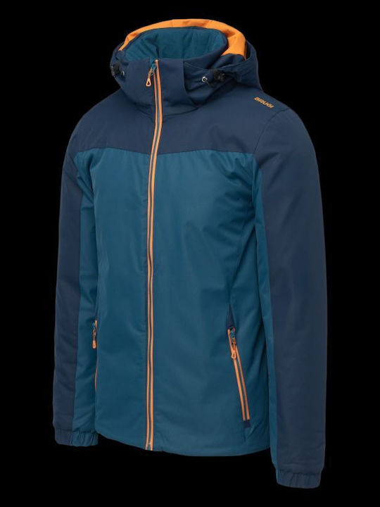 Jacke Puffer Wasserdicht und Winddicht Blau