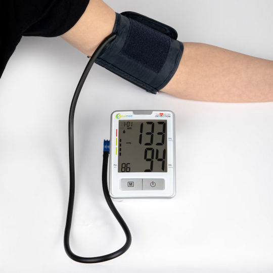 Vitalmed Standard Bp126a Tensiometru Digital Automat pentru Măsurarea Tensiunii Arteriale Memorie pentru 2 Utilizatori Tehnologie Mac Indicator de Aritmie Clasificare a Tensiunii Arteriale Manșetă 22 42 Cm