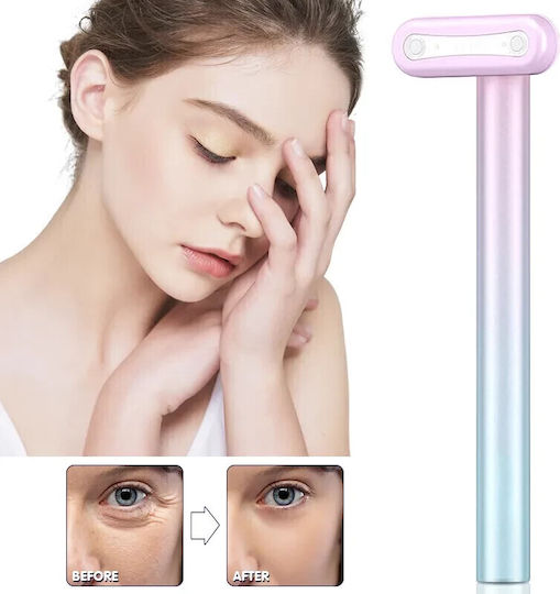 4 In 1 Facial Massage Device Alhena Microcurrent Red Light Therapy Facial Massage Therapeutic Heat Smoother Softer Rejuvenated Skin La005