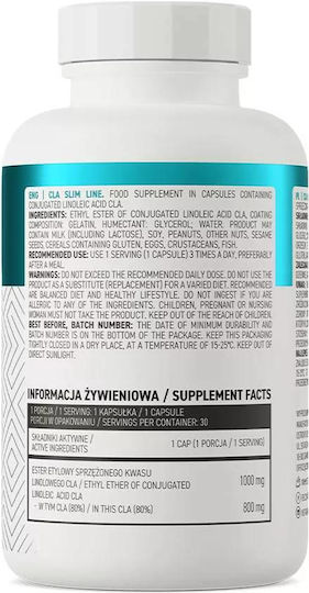 OstroVit CLA Slim Line 1000mg 30 κάψουλες