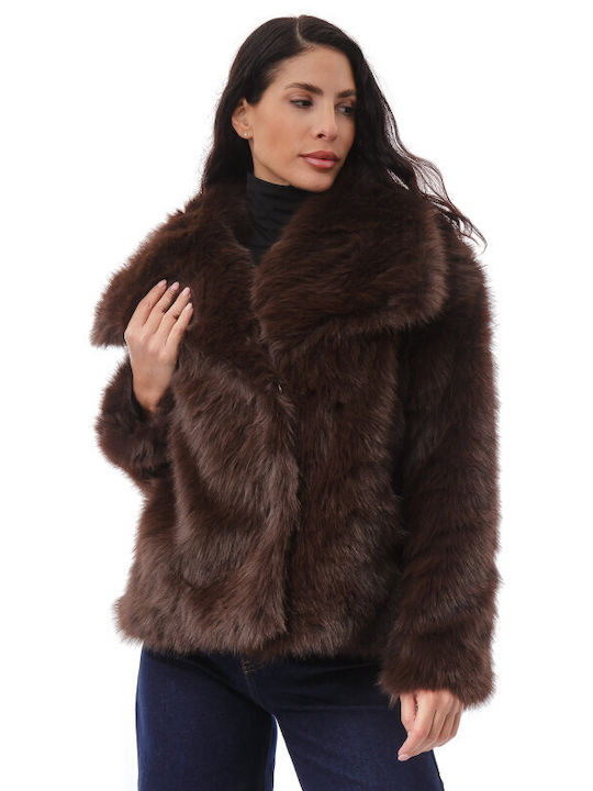 Women's Short Fur Brown