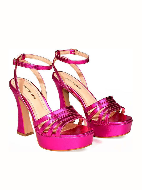 Sandalen Fuchsie