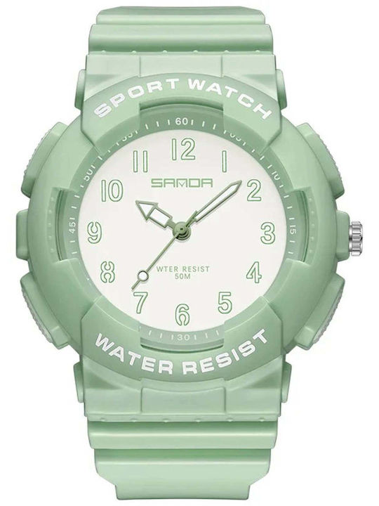 Sanda Παιδικό Ρολόι 42mm Πράσινο