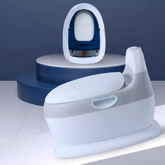 Little Mom Potty Vas cu Capac Alb