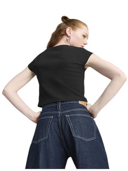 PUMA Essentials Black Blouse