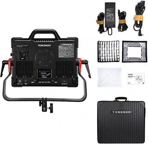 Yongnuo Kit De Iluminare 1 Corp De Iluminat 100W 2700 - 8500K Cu Softbox