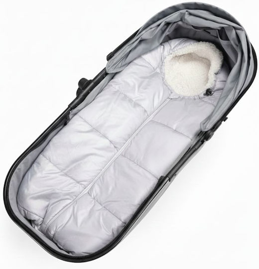 Kidizi Waterproof Stroller Footmuff with Fleece Lining 80x42cm Gray