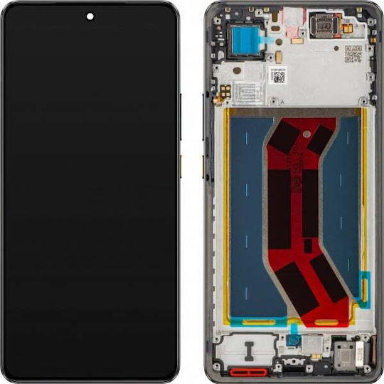 Realme Οθόνη με Μηχανισμό Αφής και Πλαίσιο για Gt 7T (Μαύρο)