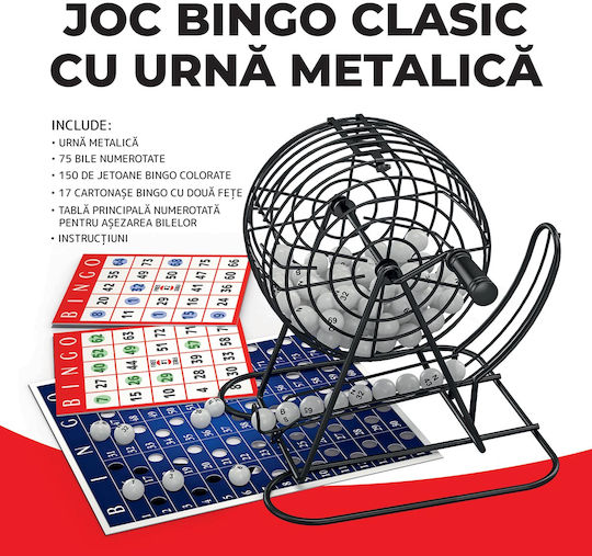 Joc de Societate Luxury Bingo pentru 2+ Jucători 6+ Ani (EN) D-Toys