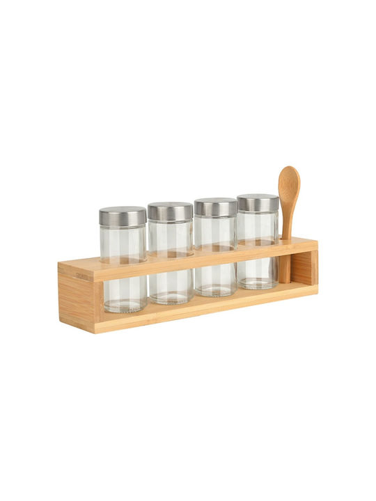 Estia Bamboo Essentials Θήκες Μπαχαρικών από Μπαμπού σε Βάση Estia Bamboo Essentials Θήκες Μπαχαρικών από Μπαμπού σε Βάση