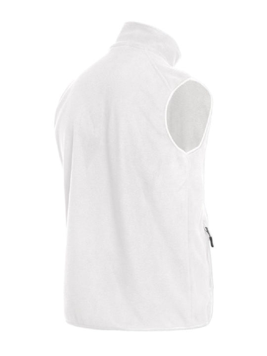 Stenso Vest Arbeitsweste mit Fleece-Futter Weiß