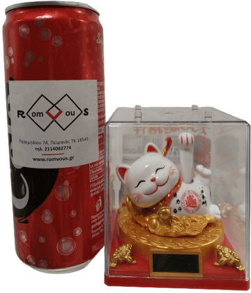 Romvous Декоративна Котка 8.5см 1бр