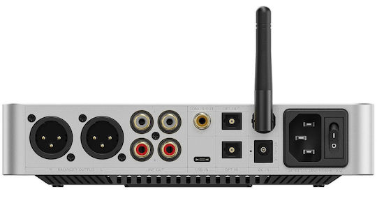 Br15 R2r Висококачествен Bluetooth Аудио Ресийвър 24-битов R2r ЦАП Ldac Aptx Lossless Балансирани Xlr Rca Изходи Сребърен