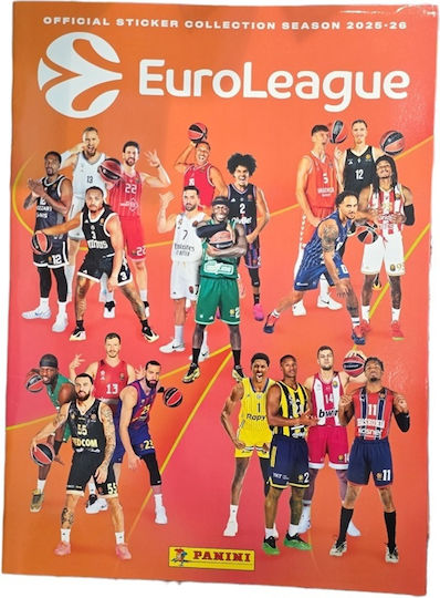 Euroleague 2026 Stickers Αυτοκόλλητα Panini Starter Pack