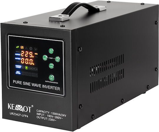 Urz3427-lfp4 1500va/1050w 2 X Schuko Контакта Черен