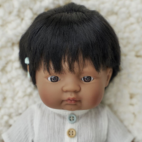 Miniland Μωρό Κούκλα Hispanic Boy Hearing Aid 38 εκ.