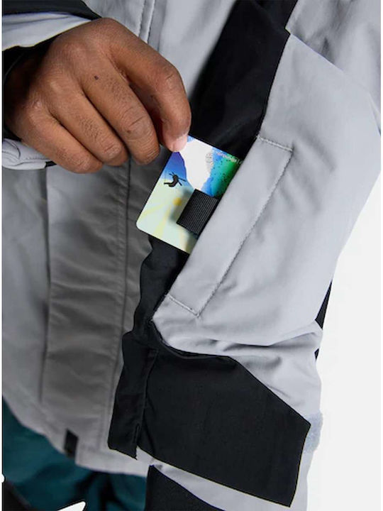 Waterproof Kids' Casual Jacket Long Windproof with Lining & Hood Silver Sconce, True Black