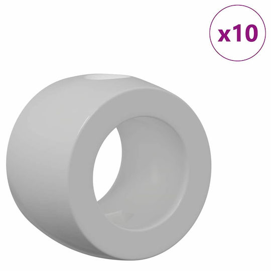 Ρουλεμάν Ποδοσφαιρικής Τραπέζης 10 Pcs Μαύρο 3 X 3 X 1,4 Εκ