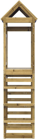 vidaXL Дървена Кула 85x52.5x239см. Кафяв