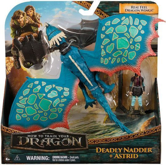 Action Figure Dragons & Vikings How to Train Your Dragon Gronckle & Fishlegs 18cm