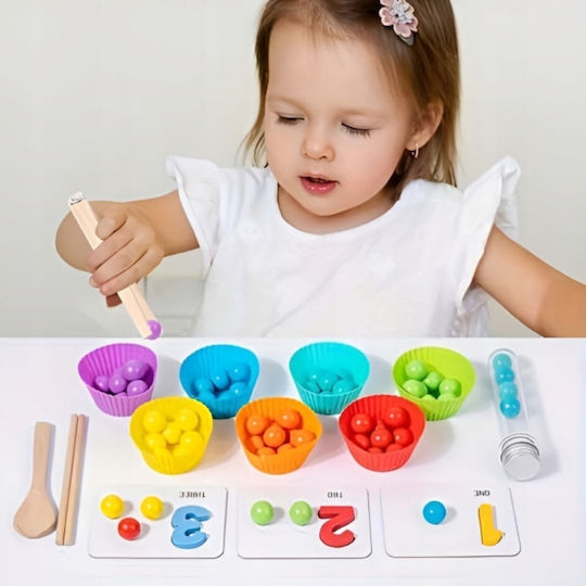 H&S Collection Montessori Joc Educațional de Cunoștințe din Lemn