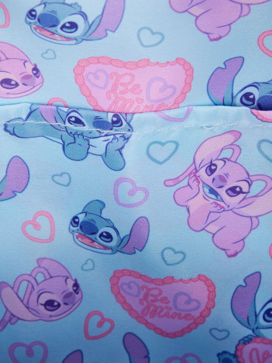 Loungefly Παιδική Τσάντα Πλάτης Ροζ 27x24x24εκ. Disney Stitch & Angel Be Mine
