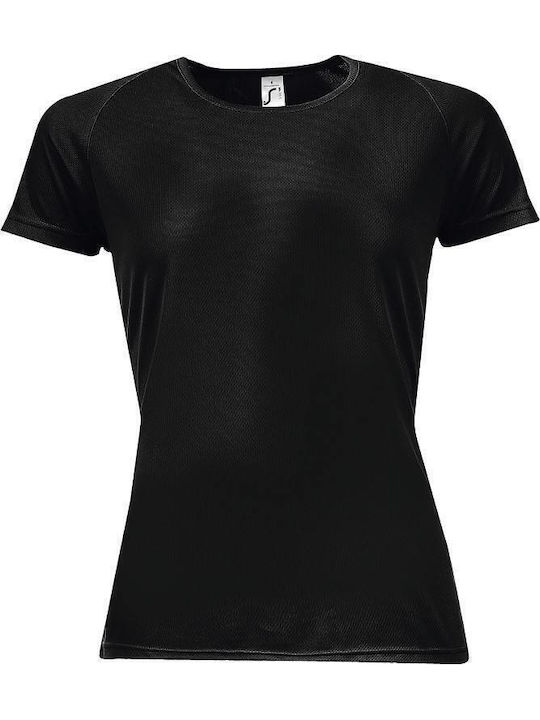 Kids' T-shirt Black Sporty