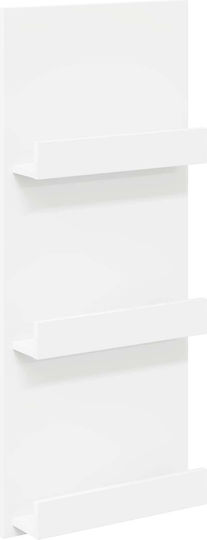 vidaXL Zeitschriftenständer Weiß 51x11x102cm 1Stück