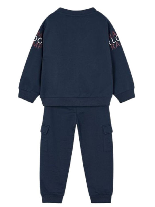 Kids Sweatpants Set Navy Blue 2pcs Skate