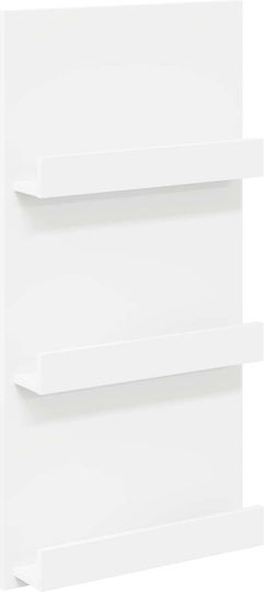 vidaXL Zeitschriftenständer Weiß 51x11x102cm 1Stück