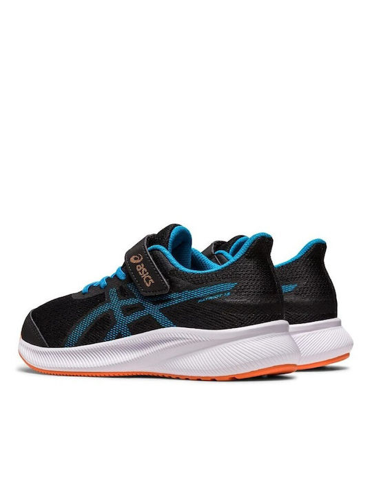 Patriot 13 Kids Sports Shoes Running with Hoop & Loop Closure Black