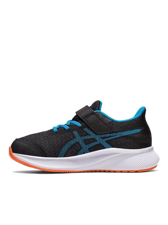 Patriot 13 Kids Sports Shoes Running with Hoop & Loop Closure Black