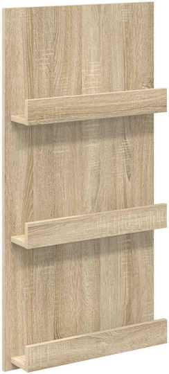 vidaXL Θήκη Περιοδικών Καφέ 51x11x102εκ.