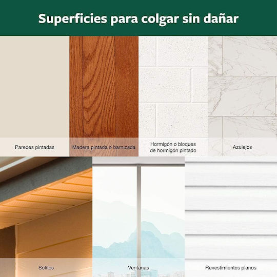 3M 170017 Κρεμαστράκια Διάφανα 8τμχ