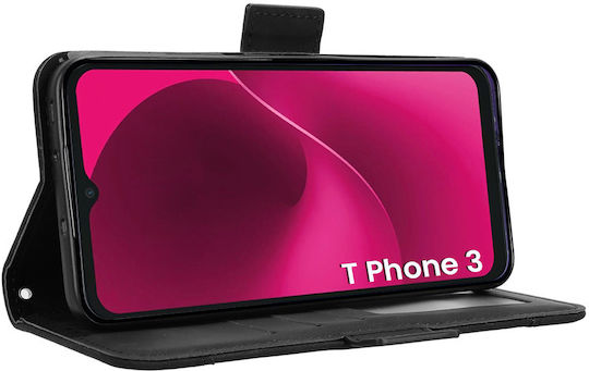Handyhülle Deckel T Phone 3 5g Kartenfach Schwarze