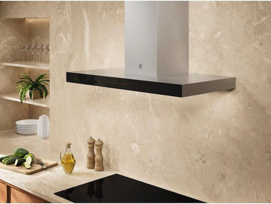 Electrolux Kamin-Dunstabzug 90cm Gray