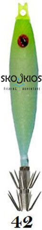Oceanic Tintenfisch-Jigs Leuchtend 7.5cm/7.2gr 85 Set 2Stück