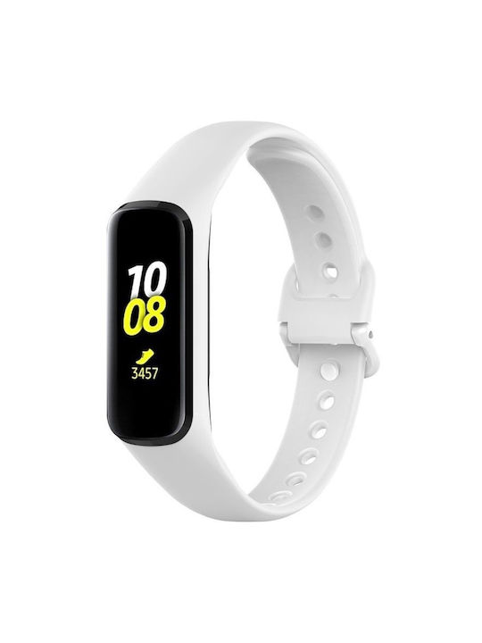Σιλικόνη Λουράκι Samsung Galaxy Fit E Sm-r375 Λευκό Σιλικόνη Λουράκι Samsung Galaxy Fit E Sm-r375 Λευκό