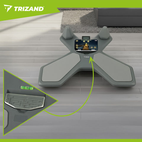 Trizand Multicolour Abs Trainer With Mat