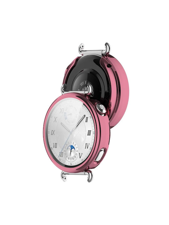 2 1 Tragbare Hüllen Schutzabdeckung Bildschirm Huawei Watch GT 6 41mm Rosa
