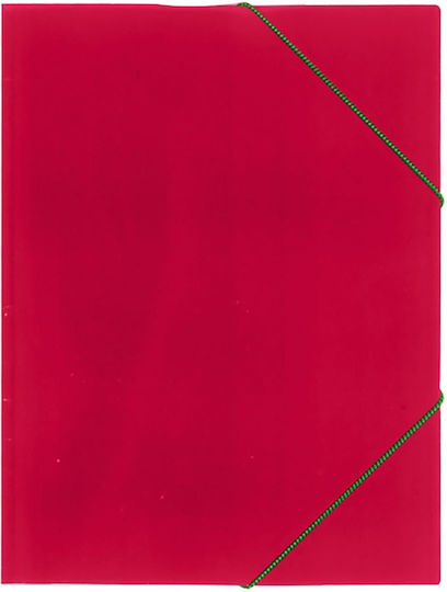 File Folder with Rubber Band Justnote 25x35cm 12 Pieces Random Design Selection